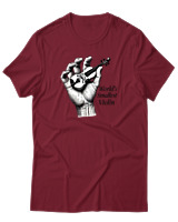 T-Shirt Αντρικό - Worlds Smallest Violin - Color Thumbnail Σκούρο Κόκκινο