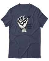 T-Shirt Αντρικό - Worlds Smallest Violin - Color Thumbnail Μπλε Γκρι