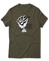 T-Shirt Αντρικό - Worlds Smallest Violin - Color Thumbnail Χακί