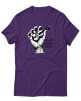 T-Shirt Αντρικό - Worlds Smallest Violin - Color Thumbnail Σκούρο Μωβ