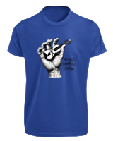 T-Shirt Fit Αντρικό - Worlds Smallest Violin - Color Thumbnail Μπλε Ρουά