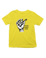 T-Shirt  Παιδικό - Worlds Smallest Violin - Color Thumbnail Κίτρινο