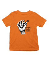 T-Shirt  Παιδικό - Worlds Smallest Violin - Color Thumbnail Πορτοκαλί