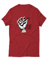 T-Shirt  Γυναικείο - Worlds Smallest Violin - Color Thumbnail Κόκκινο