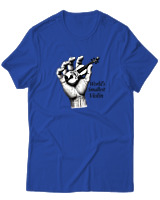 T-Shirt  Γυναικείο - Worlds Smallest Violin - Color Thumbnail Μπλέ Ρουά