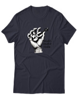 T-Shirt  Γυναικείο - Worlds Smallest Violin - Color Thumbnail Σκούρο Μπλέ