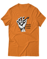 T-Shirt  Γυναικείο - Worlds Smallest Violin - Color Thumbnail Πορτοκαλί