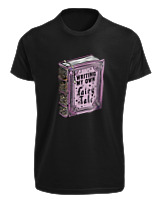 T-Shirt Fit Αντρικό - Writing My Own Fairytale - Color Thumbnail Μαύρο
