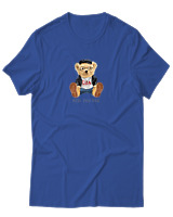 T-Shirt Αντρικό - Yes You Can - Color Thumbnail Μπλε Ρουά