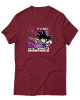 T-Shirt  Γυναικείο - Yong Son Goku - Color Thumbnail Σκούρο Κόκκινο