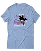 T-Shirt  Γυναικείο - Yong Son Goku - Color Thumbnail Γαλάζιο