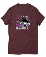 T-Shirt  Γυναικείο - Yong Son Goku - Color Thumbnail Μπορντό