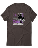 T-Shirt  Γυναικείο - Yong Son Goku - Color Thumbnail Καφέ