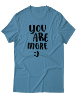 T-Shirt Αντρικό - You Are More - Color Thumbnail Τιρκουάζ