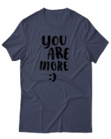 T-Shirt Αντρικό - You Are More - Color Thumbnail Μπλε Γκρι