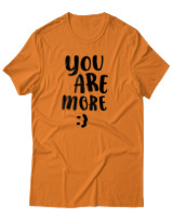 T-Shirt Αντρικό - You Are More - Color Thumbnail Πορτοκαλί