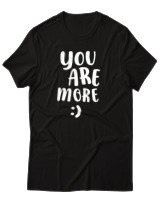 T-Shirt Αντρικό - You Are More - Color Thumbnail Μαύρο