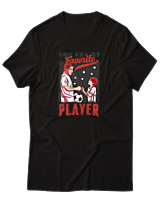 T-Shirt Αντρικό - You Are My Favorite Player - Color Thumbnail Μαύρο
