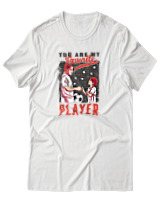 T-Shirt Αντρικό - You Are My Favorite Player - Color Thumbnail Άσπρο