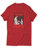 T-Shirt Αντρικό - You Are My Favorite Player - Color Thumbnail Κόκκινο