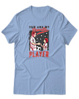 T-Shirt Αντρικό - You Are My Favorite Player - Color Thumbnail Γαλάζιο