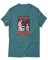 T-Shirt Αντρικό - You Are My Favorite Player - Color Thumbnail Μπλε Πράσινο