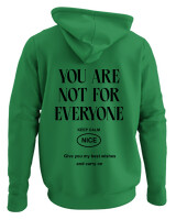 Φούτερ με κουκούλα - You Are Not For Everyone - Color Thumbnail Kelly Green