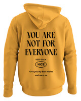 Φούτερ με κουκούλα - You Are Not For Everyone - Color Thumbnail Κίτρινο Χρυσό