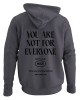 Φούτερ με κουκούλα - You Are Not For Everyone - Color Thumbnail Ανθρακί