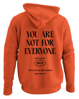 Φούτερ με κουκούλα - You Are Not For Everyone - Color Thumbnail Orange