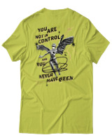 T-Shirt Αντρικό - You Are Not In Control - Color Thumbnail Λαχανί