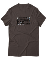 T-Shirt  Γυναικείο - You Are The Best Dad In The World - Color Thumbnail Καφέ