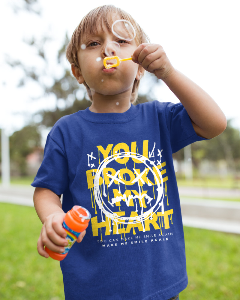 T-Shirt  Παιδικό - You Broke My Heart - Image 2