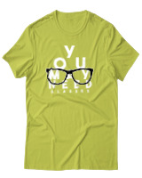 T-Shirt Αντρικό - You May Need Glasses - Color Thumbnail Λαχανί