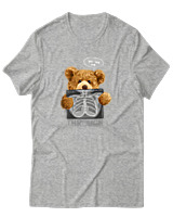 T-Shirt Αντρικό - You See Me Through - Color Thumbnail Γκρι Μελανζέ