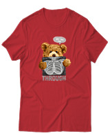 T-Shirt Αντρικό - You See Me Through - Color Thumbnail Κόκκινο