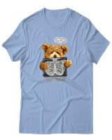 T-Shirt Αντρικό - You See Me Through - Color Thumbnail Γαλάζιο