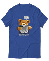 T-Shirt Αντρικό - You See Me Through - Color Thumbnail Μπλε Ρουά