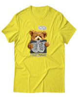 T-Shirt Αντρικό - You See Me Through - Color Thumbnail Κίτρινο