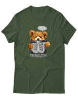 T-Shirt Αντρικό - You See Me Through - Color Thumbnail Κυπαρισσί