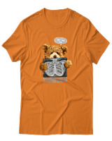 T-Shirt Αντρικό - You See Me Through - Color Thumbnail Πορτοκαλί