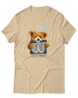 T-Shirt Αντρικό - You See Me Through - Color Thumbnail Μπεζ