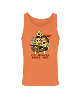 Αμάνικο Μπλουζάκι Αντρικό - You Wanna Pizza Me - Color Thumbnail Peach