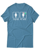 T-Shirt Αντρικό - Your Wife My Wife - Color Thumbnail Τιρκουάζ
