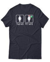T-Shirt Αντρικό - Your Wife My Wife - Color Thumbnail Σκούρο Μπλε