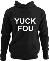 Φούτερ με κουκούλα - Yuck You - Color Thumbnail Μαύρο