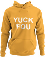 Φούτερ με κουκούλα - Yuck You - Color Thumbnail Κίτρινο Χρυσό