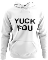 Φούτερ με κουκούλα - Yuck You - Color Thumbnail ΄Ασπρο