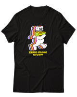 T-Shirt Αντρικό - Zero Funk Given - Color Thumbnail Μαύρο