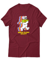 T-Shirt Αντρικό - Zero Funk Given - Color Thumbnail Σκούρο Κόκκινο